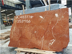 Spain Rosso Alicante Marble Big Slab Home Decoration Use
