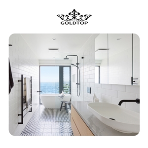 Calacatta Style 5060 Mystero Quartz For Bathroom Vanitytops