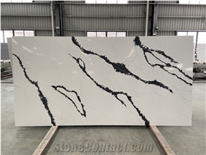 GOLDTOP OEM/ODM Calacatta Quartz Slabs For Kitchen
