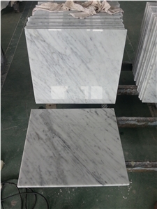 Cararra White Marble Tile For Home Floor Tile