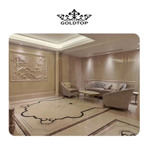 Goldtop Crema Uno Marble Floor Tile Luxury For Interior