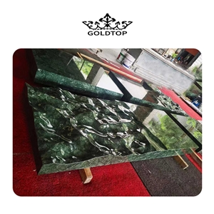 Goldtop High Quality Taiwan Green Marble Floor Tile Luxury