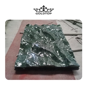 Goldtop High Quality Taiwan Green Marble Floor Tile Luxury