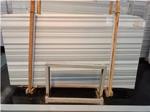 GOLDTOP Natural Straight White Grey Polished Marble Slabs