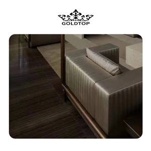 Goldtop Obama Wood Marble Customize Flool Tile For Interior