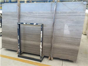 Grey Wooden Marble For Hotel Decoration Floor Tile
