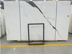 China  Eastern Calacatta Oro White Marble Slab Tile