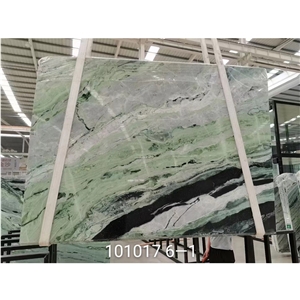 China Shangri La Jade Green Marble Slabs For Wall & Floor