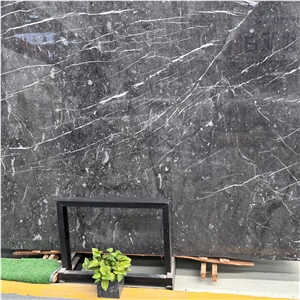 High Polished Star Yao Grey Marble Slabs Home Floor Design