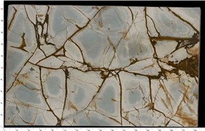 Luxury Natural Blue Roma Quartzite For Hihg-End Hotel Wall