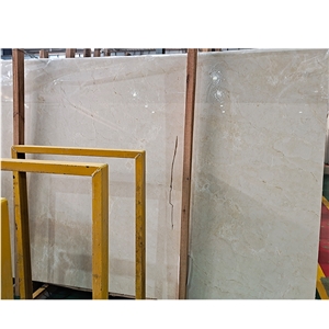 Most Popular Crema Marfil Marble Slabs For Interior Decor
