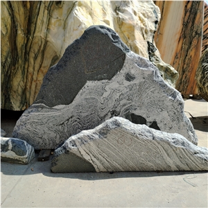 Natural Garden Grey Mount Tai Small Size Rock Stone Boulder