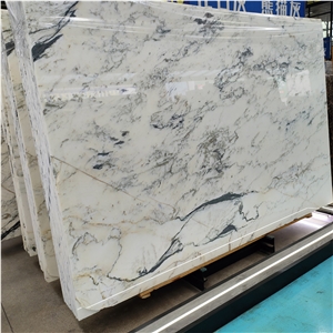 White Stone Carrara White Marble Tiles For Floor Decoration