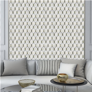 Waterjet Natural Marble Customized Design Pattern Mosaic