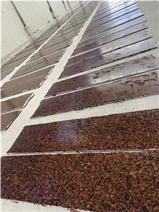 Polished Rosso Carmen Red Granite Tiles And Slabs