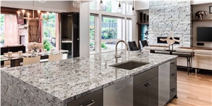 Bianco Romano Granite Kitchen Countertop