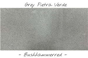 Grey Pietra Verde Paving Tiles Leathered