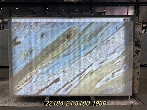 Fairy Blue Quartzite Slabs For Background