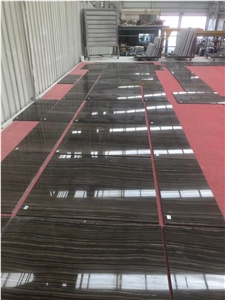 Tobacco Brown Marble Slab&Tiles With Vein Cut For Home Decor