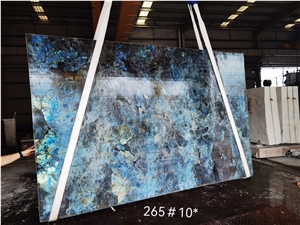 Top Quality Blue Emerald Slabs