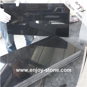China Absolute Black Polished Tiles For Wall And Flooring