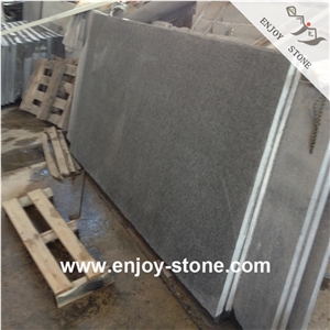 China G684 Black Granite Slabs For Wall Cladding