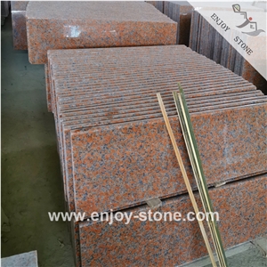 G562 Red Granite Wall / Floor Tiles