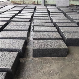 China Black Granite Cube Driveway Paving For Garden Pavings