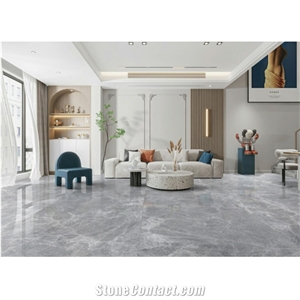 Hermes Grey Sintered Stone For House Flooring Decoration