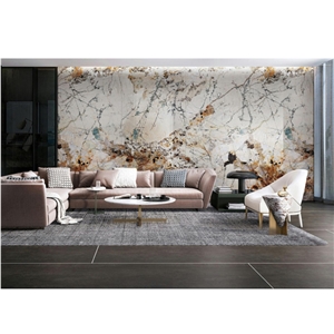 YUANDA Sintered Stone Slabs Royal Amber Design