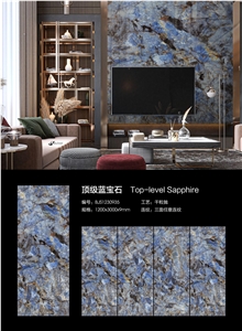 YUANDA Top-Level Sapphire Sintered Stone Slabs