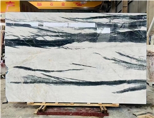 Newly Arrival Panda White Marble For Interior Decor