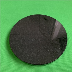 China Good Quality Black Granite Stone Round Cutting Board