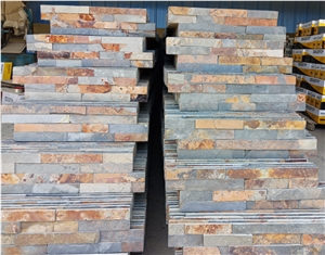 China Popular Rusty Slate Wall Cladding Panels
