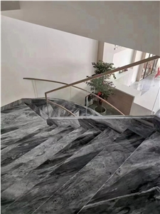China Florence Grey  Marble  Slabs Polished Lobby Design