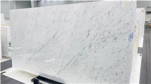 Italy Bianco Cararra White  Versailles Pattern Marble Slab