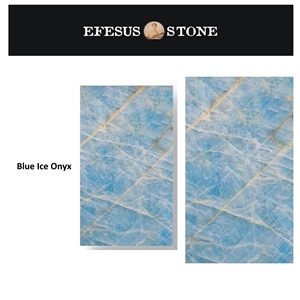 Blue Ice Onyx Stone Slabs