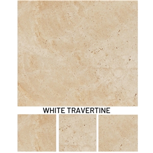 Turkey White Travertine Stone Slab