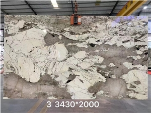 Alpinus Granite Branco Alpen White Big Slab Tile Wall Use