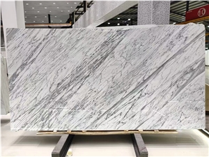 Italy Calacatta Vision Classico White Marble Bookmatched