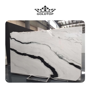 Best Quality Panda White Marble Slab For Background Wall