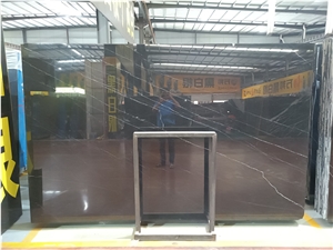 Goldtop Hot Sales Black Marquina Slabs