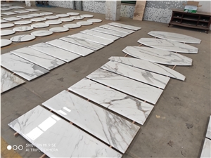 Luxury Italy Calacata Marble Cut To Size  Home Decor Tiles