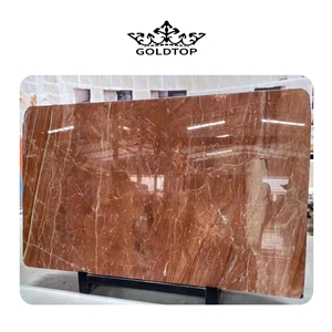 Luxury Rojo Coral Marble With High Quality For Villa