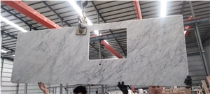 Carrara Bianco White Marble Countertops