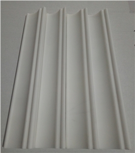 Dolomite White Marble Chairrail Wall Skirting Molding