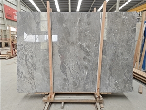 Calacatta Gray Marble, Silver Grey Marble Slabs Polished
