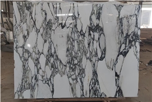 China Eastern Calacatta Oro White Marble Slab Tiles