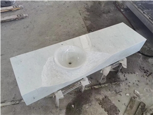 Custom Design Bianco Carrara Rectangle Wash Basin