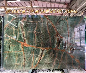 Rain Forest Green Marble  India Green Marble Slab And Tile